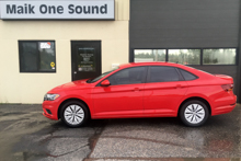 2019 VW Jetta with professional window tint in North Bay